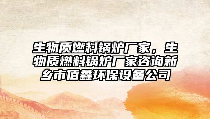 生物質(zhì)燃料鍋爐廠家，生物質(zhì)燃料鍋爐廠家咨詢新鄉(xiāng)市佰鑫環(huán)保設(shè)備公司