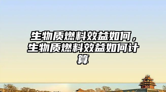 生物質(zhì)燃料效益如何，生物質(zhì)燃料效益如何計(jì)算