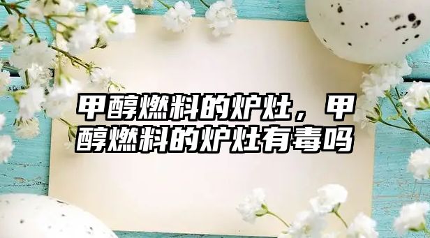 甲醇燃料的爐灶，甲醇燃料的爐灶有毒嗎