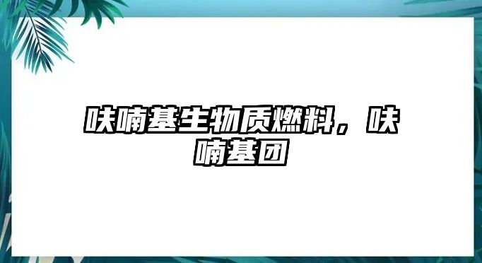 呋喃基生物質(zhì)燃料，呋喃基團