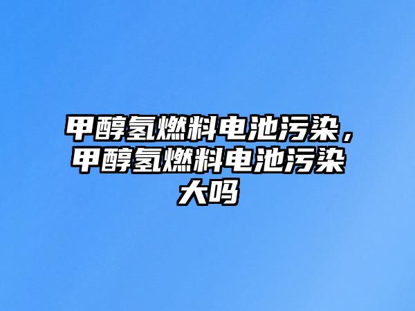 甲醇?xì)淙剂想姵匚廴?,甲醇?xì)淙剂想姵匚廴敬髥? class=
