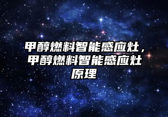 甲醇燃料智能感應灶，甲醇燃料智能感應灶原理