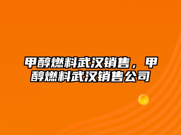甲醇燃料武漢銷售，甲醇燃料武漢銷售公司