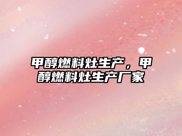 甲醇燃料灶生產(chǎn)，甲醇燃料灶生產(chǎn)廠家