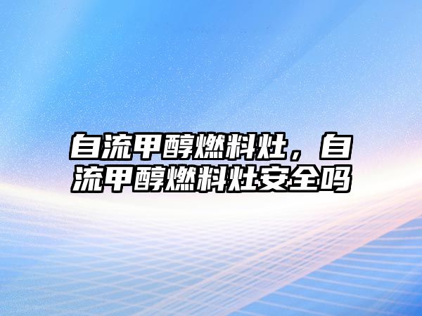 自流甲醇燃料灶，自流甲醇燃料灶安全嗎