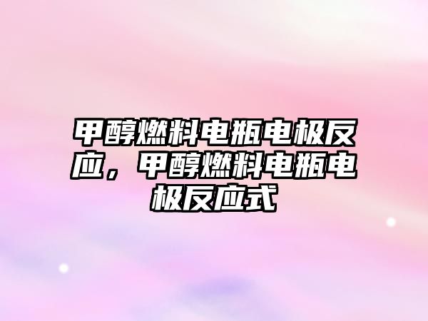 甲醇燃料電瓶電極反應(yīng)，甲醇燃料電瓶電極反應(yīng)式