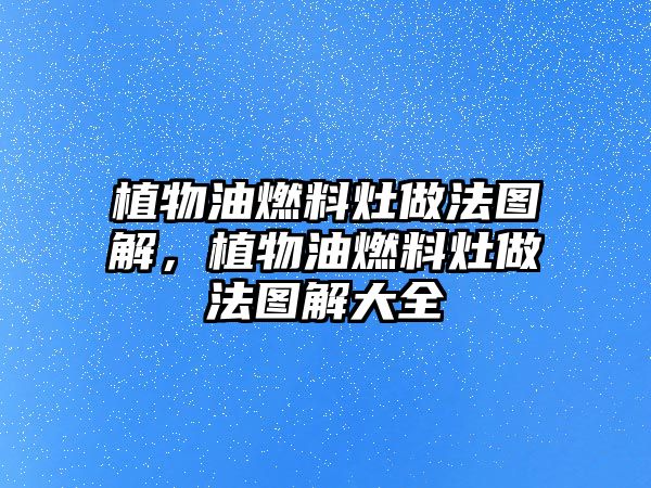 植物油燃料灶做法圖解，植物油燃料灶做法圖解大全