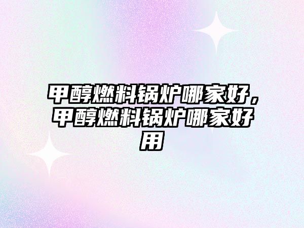甲醇燃料鍋爐哪家好，甲醇燃料鍋爐哪家好用