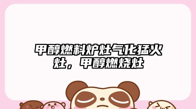 甲醇燃料爐灶氣化猛火灶，甲醇燃燒灶