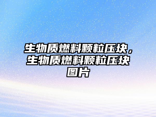 生物質(zhì)燃料顆粒壓塊，生物質(zhì)燃料顆粒壓塊圖片