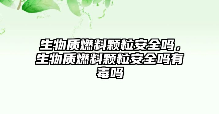 生物質(zhì)燃料顆粒安全嗎，生物質(zhì)燃料顆粒安全嗎有毒嗎