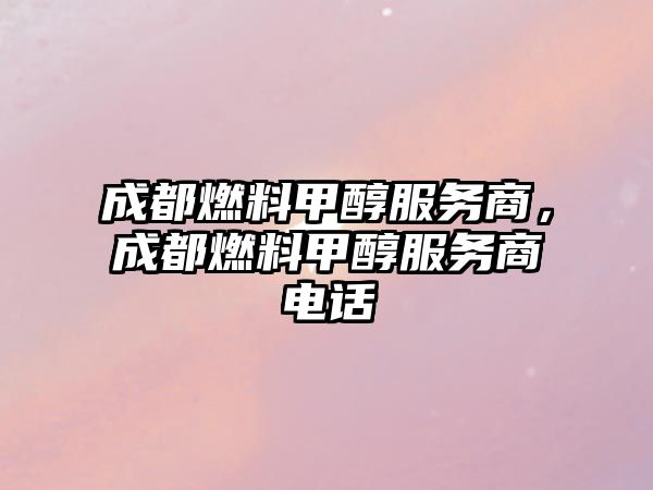 成都燃料甲醇服務商，成都燃料甲醇服務商電話