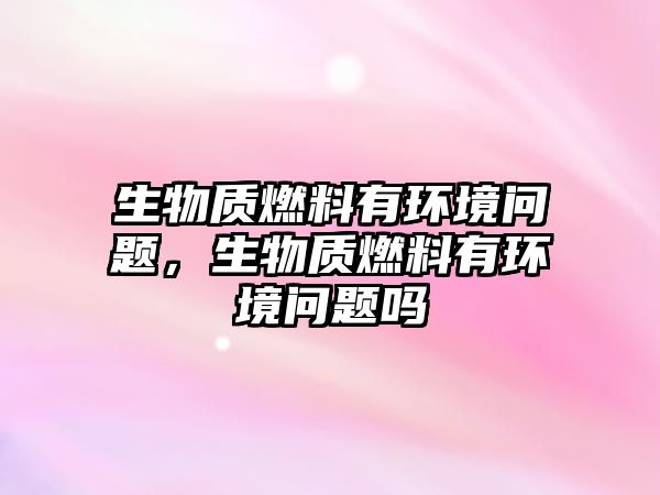 生物質燃料有環(huán)境問題，生物質燃料有環(huán)境問題嗎