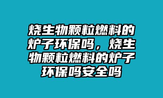 燒生物顆粒燃料的爐子環(huán)保嗎，燒生物顆粒燃料的爐子環(huán)保嗎安全嗎