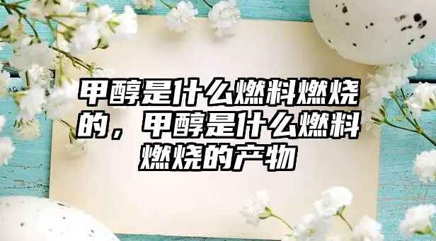 甲醇是什么燃料燃燒的，甲醇是什么燃料燃燒的產(chǎn)物