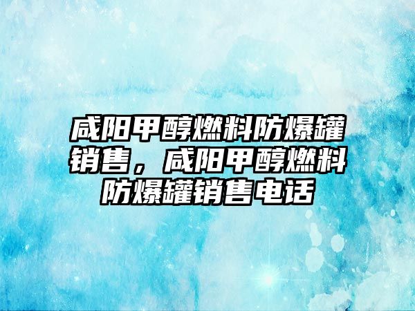 咸陽甲醇燃料防爆罐銷售，咸陽甲醇燃料防爆罐銷售電話
