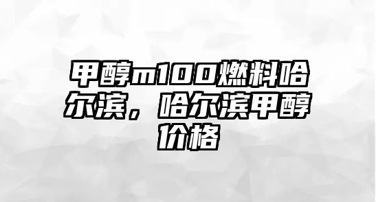 甲醇m100燃料哈爾濱，哈爾濱甲醇價(jià)格