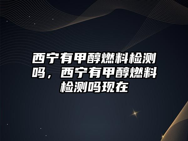 西寧有甲醇燃料檢測(cè)嗎，西寧有甲醇燃料檢測(cè)嗎現(xiàn)在