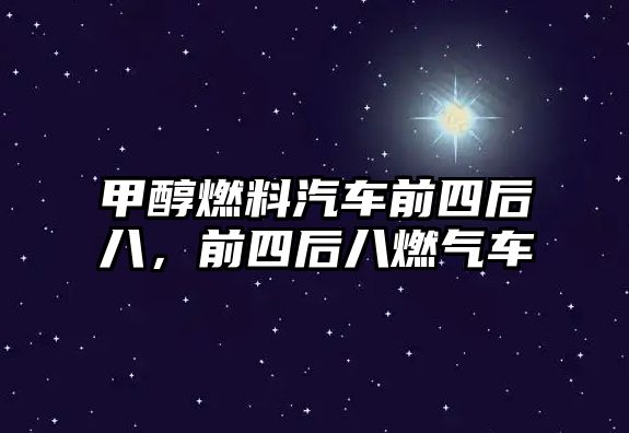 甲醇燃料汽車前四后八，前四后八燃氣車